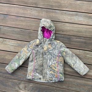 Girls Carhartt 4-5 yrs Realtree camouflage pink